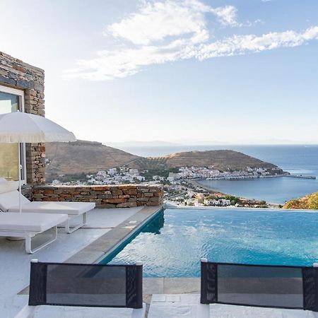Luxurious Villa Lune With A Swimming Pool And A Fantastic Sea And Sunset View Ioulis Εξωτερικό φωτογραφία